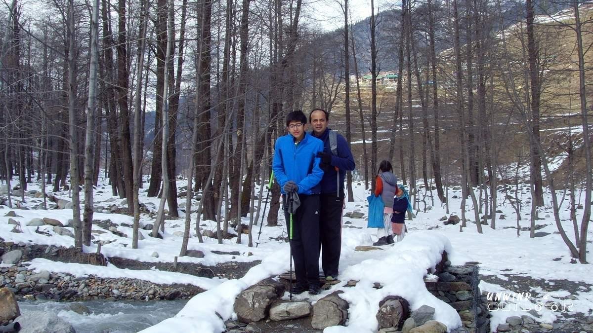 Snow Hiking in Manali
